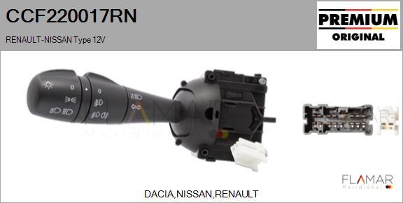 FLAMAR CCF220017RN
 - Steering Column Switch car-mod.net