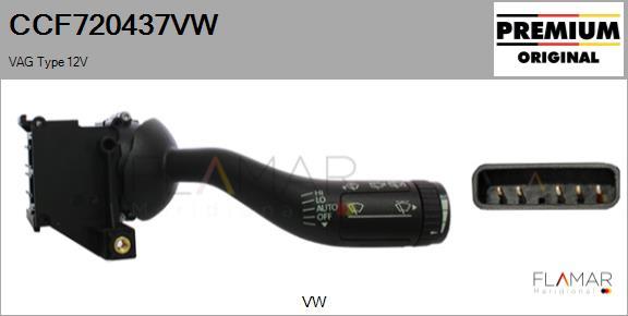 FLAMAR CCF720437VW
 - Steering Column Switch car-mod.net