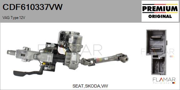 FLAMAR CDF610337VW - Steering Column car-mod.net