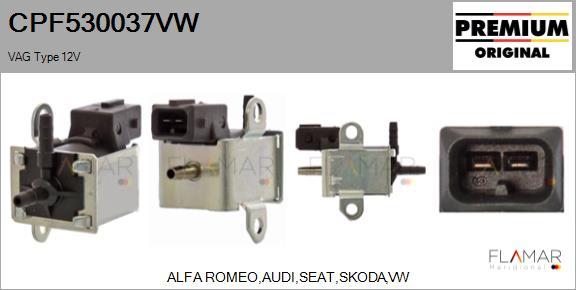 FLAMAR CPF530037VW - EGR Pressure Converter, exhaust control car-mod.net