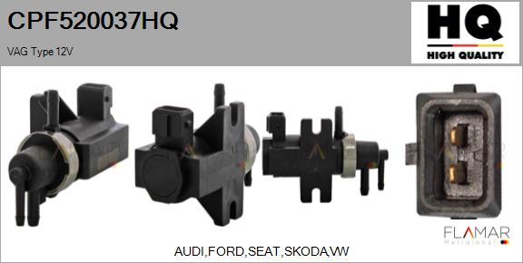 FLAMAR CPF520037HQ - EGR Pressure Converter, exhaust control car-mod.net