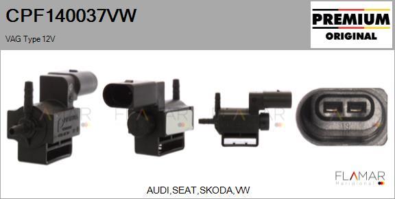 FLAMAR CPF140037VW - EGR Pressure Converter, exhaust control car-mod.net