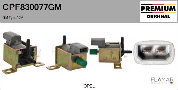 FLAMAR CPF830077GM - EGR Pressure Converter, exhaust control car-mod.net