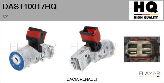 FLAMAR DAS110017HQ - Ignition / Starter Switch car-mod.net