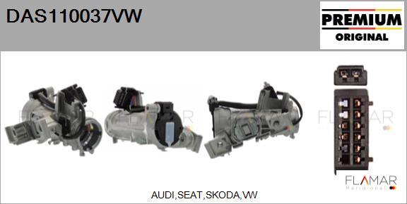 FLAMAR DAS110037VW - Ignition / Starter Switch car-mod.net