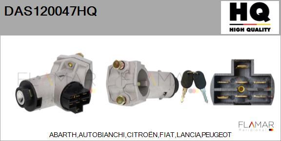 FLAMAR DAS120047HQ - Ignition / Starter Switch car-mod.net