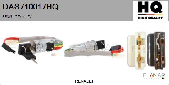 FLAMAR DAS710017HQ - Ignition / Starter Switch car-mod.net