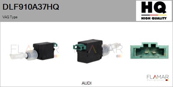 FLAMAR DLF910A37HQ - Actuator, central locking system car-mod.net