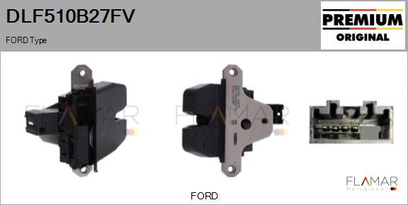 FLAMAR DLF510B27FV - Tailgate Lock car-mod.net