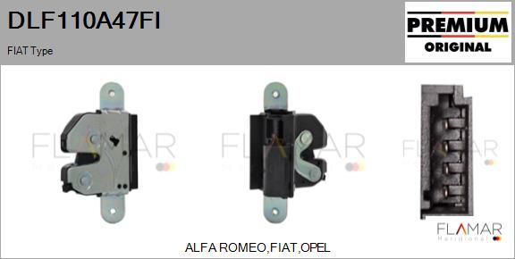 FLAMAR DLF110A47FI - Actuator, central locking system car-mod.net