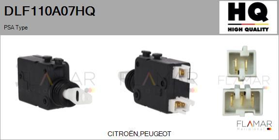 FLAMAR DLF110A07HQ - Actuator, central locking system car-mod.net
