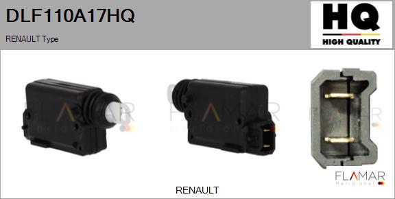 FLAMAR DLF110A17HQ - Actuator, central locking system car-mod.net