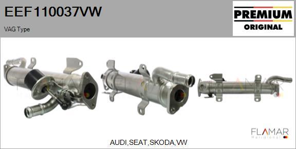 FLAMAR EEF110037VW - Cooler, exhaust gas recirculation car-mod.net