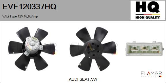 FLAMAR EVF120337HQ - Fan, radiator car-mod.net
