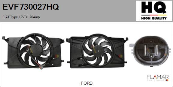 FLAMAR EVF730027HQ - Electric Motor, radiator fan car-mod.net
