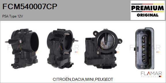 FLAMAR FCM540007CP - Throttle body car-mod.net