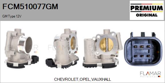 FLAMAR FCM510077GM - Throttle body car-mod.net