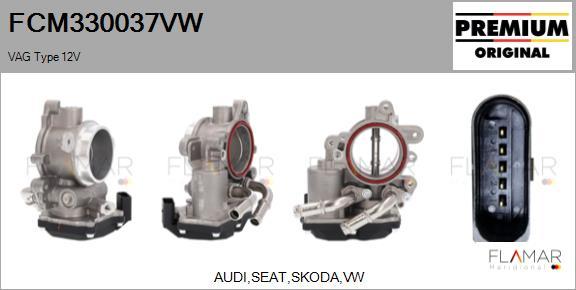 FLAMAR FCM330037VW - Throttle body car-mod.net
