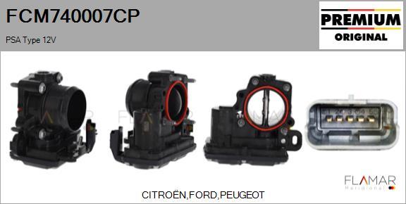 FLAMAR FCM740007CP - Throttle body car-mod.net