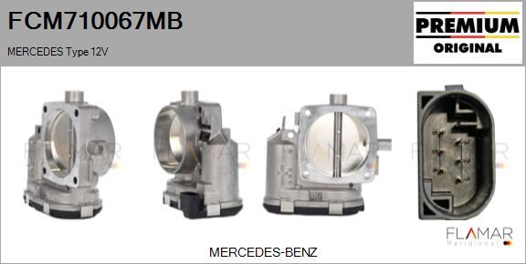 FLAMAR FCM710067MB - Throttle body car-mod.net