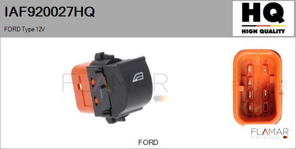 FLAMAR IAF920027HQ - Switch, window regulator car-mod.net