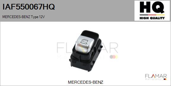 FLAMAR IAF550067HQ - Switch, window regulator car-mod.net