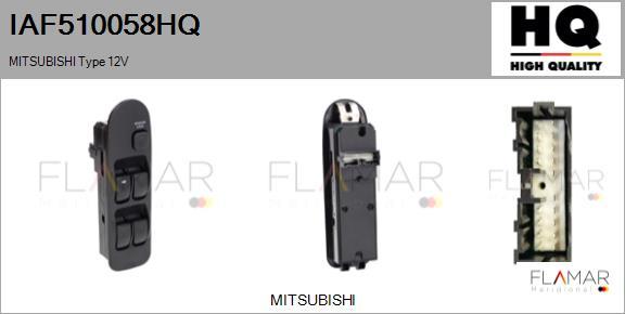 FLAMAR IAF510058HQ - Switch, window regulator car-mod.net