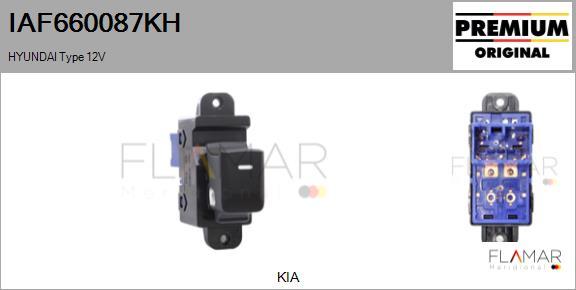 FLAMAR IAF660087KH - Switch, window regulator car-mod.net