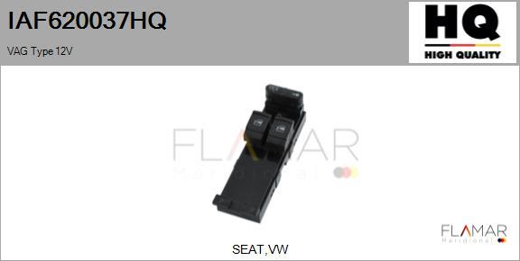 FLAMAR IAF620037HQ - Switch, window regulator car-mod.net