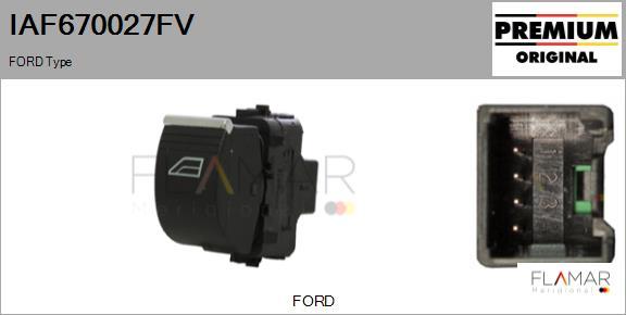 FLAMAR IAF670027FV - Switch, window regulator car-mod.net