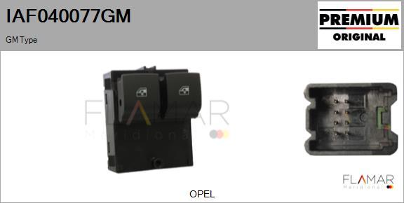 FLAMAR IAF040077GM - Switch, window regulator car-mod.net