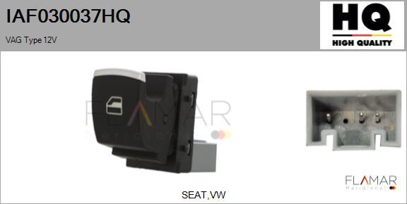 FLAMAR IAF030037HQ - Switch, window regulator car-mod.net