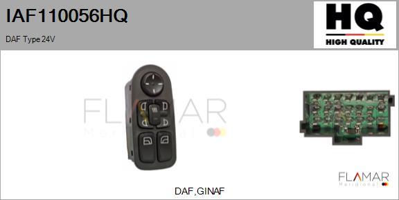 FLAMAR IAF110056HQ - Switch, window regulator car-mod.net