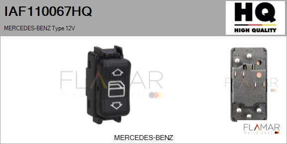 FLAMAR IAF110067HQ - Switch, window regulator car-mod.net