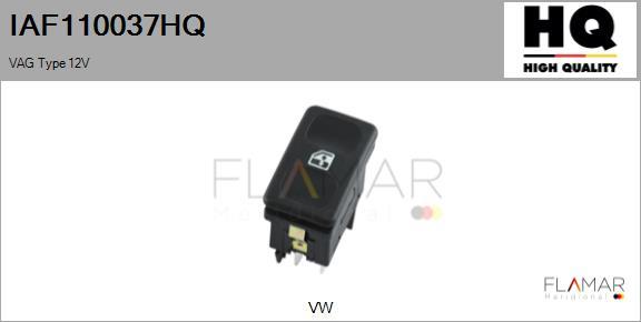 FLAMAR IAF110037HQ - Switch, window regulator car-mod.net