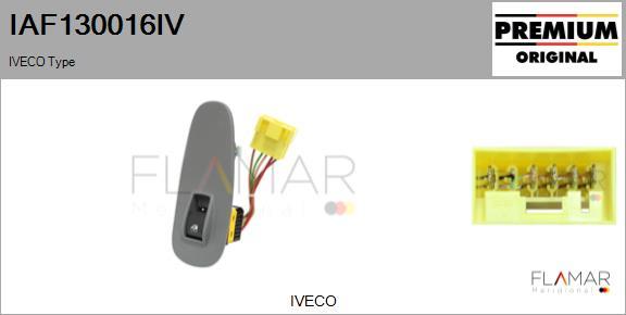 FLAMAR IAF130016IV
 - Switch, window regulator car-mod.net