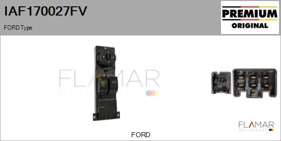 FLAMAR IAF170027FV - Switch, window regulator car-mod.net
