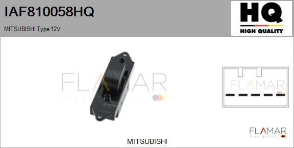 FLAMAR IAF810058HQ - Switch, window regulator car-mod.net