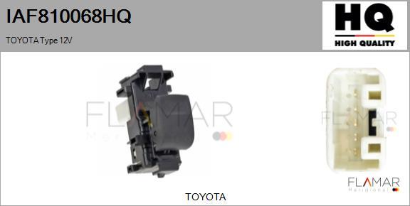 FLAMAR IAF810068HQ - Switch, window regulator car-mod.net