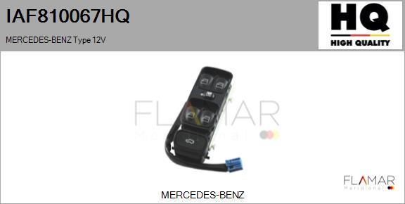 FLAMAR IAF810067HQ - Switch, window regulator car-mod.net