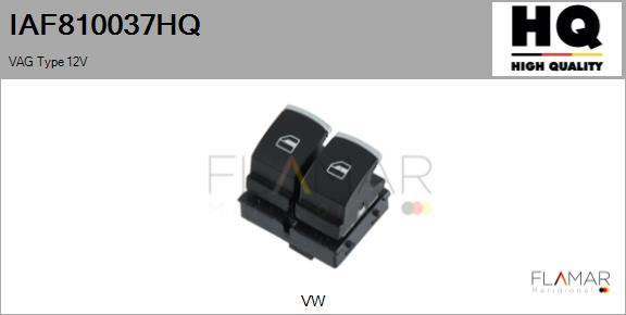 FLAMAR IAF810037HQ - Switch, window regulator car-mod.net