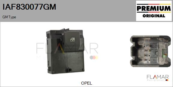 FLAMAR IAF830077GM - Switch, window regulator car-mod.net