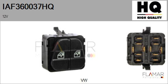 FLAMAR IAF360037HQ - Switch, window regulator car-mod.net