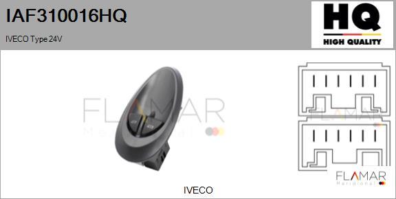 FLAMAR IAF310016HQ - Switch, window regulator car-mod.net
