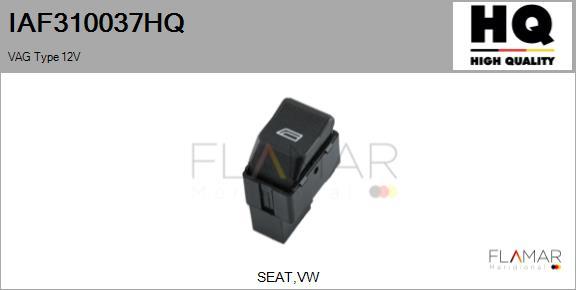 FLAMAR IAF310037HQ - Switch, window regulator car-mod.net