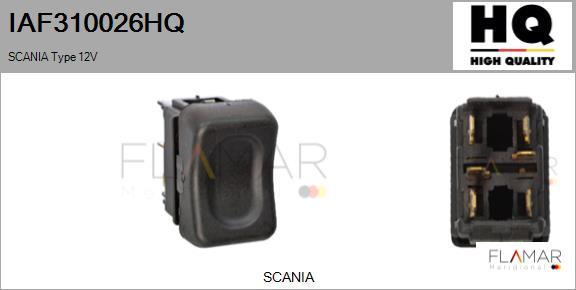 FLAMAR IAF310026HQ - Switch, window regulator car-mod.net