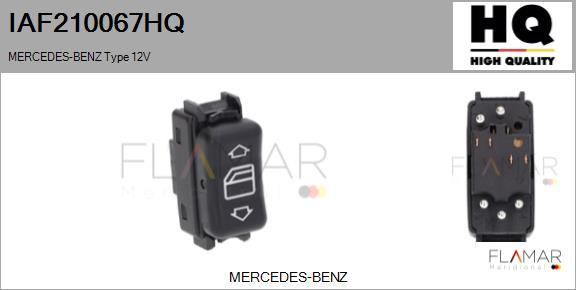 FLAMAR IAF210067HQ - Switch, window regulator car-mod.net