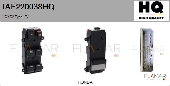 FLAMAR IAF220038HQ - Switch, window regulator car-mod.net