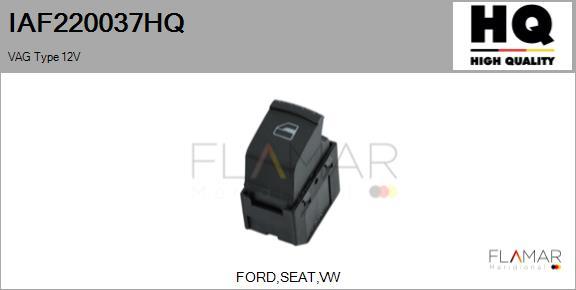 FLAMAR IAF220037HQ - Switch, window regulator car-mod.net