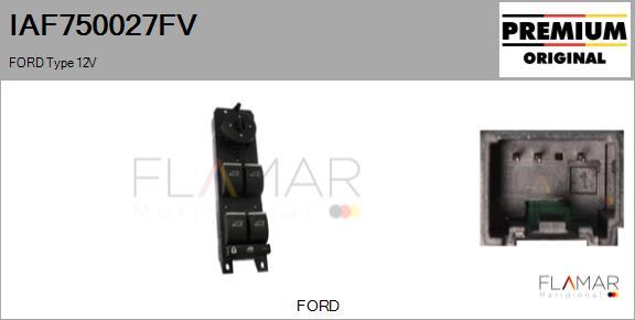 FLAMAR IAF750027FV - Switch, window regulator car-mod.net